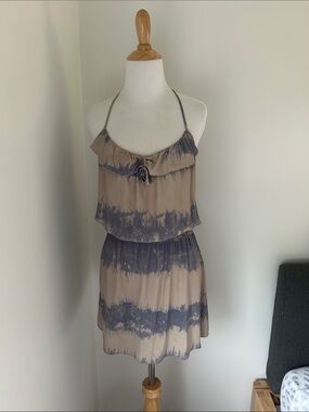 Parker small tie-dyed mini dress EUC